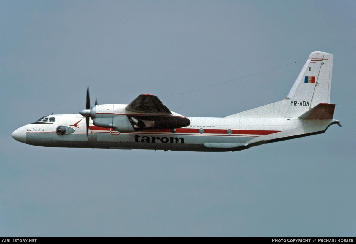 Aircraft Photo of YR-ADA | Antonov An-26 | TAROM - Transporturile Aeriene Române | AirHistory.net #348121