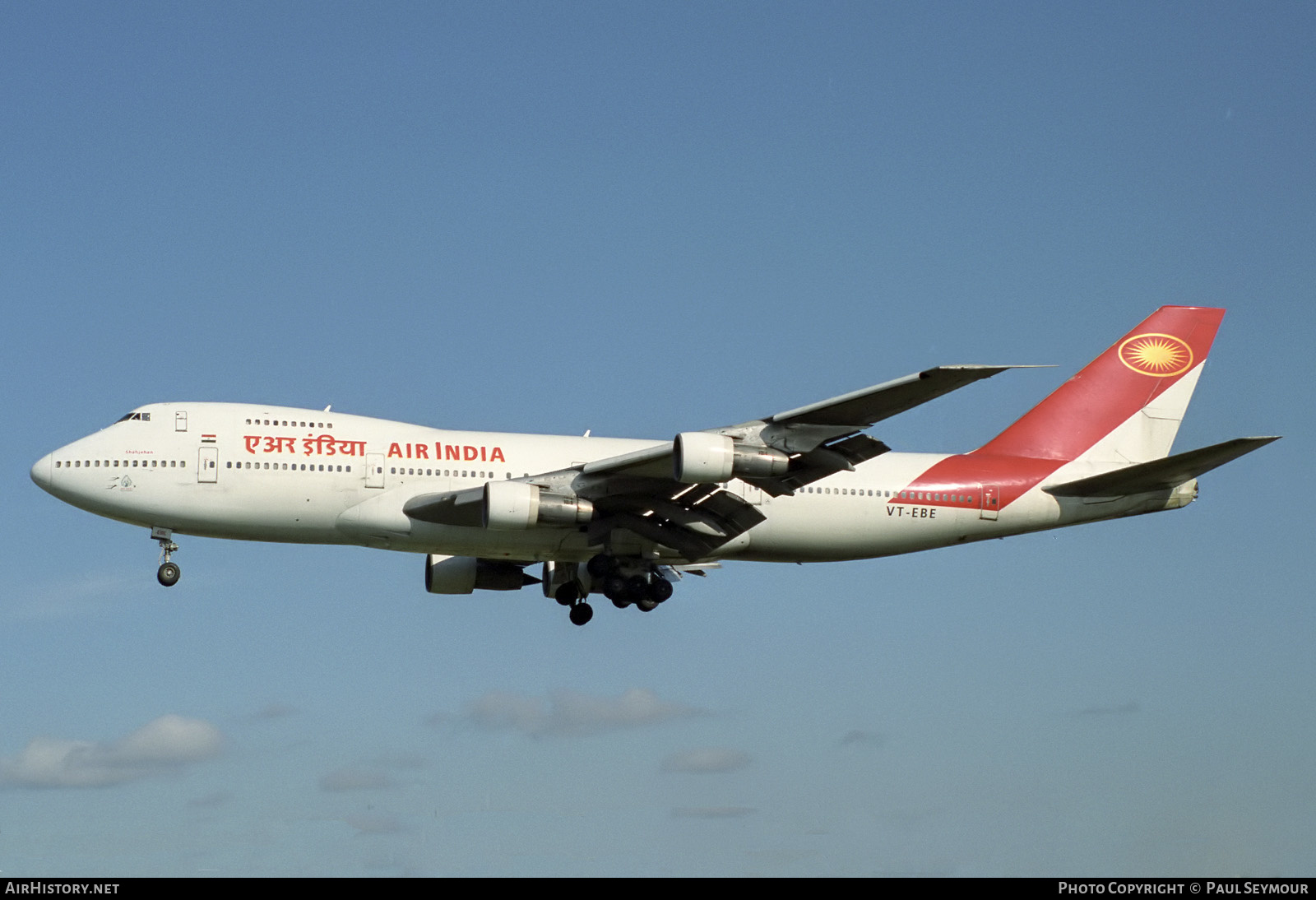 Aircraft Photo of VT-EBE | Boeing 747-237B | Air India | AirHistory.net #348143