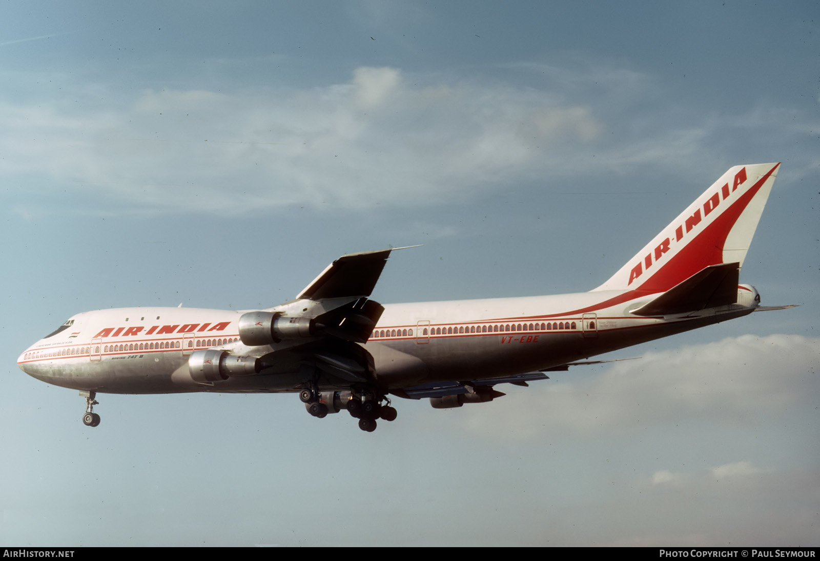 Aircraft Photo of VT-EBE | Boeing 747-237B | Air India | AirHistory.net #348153