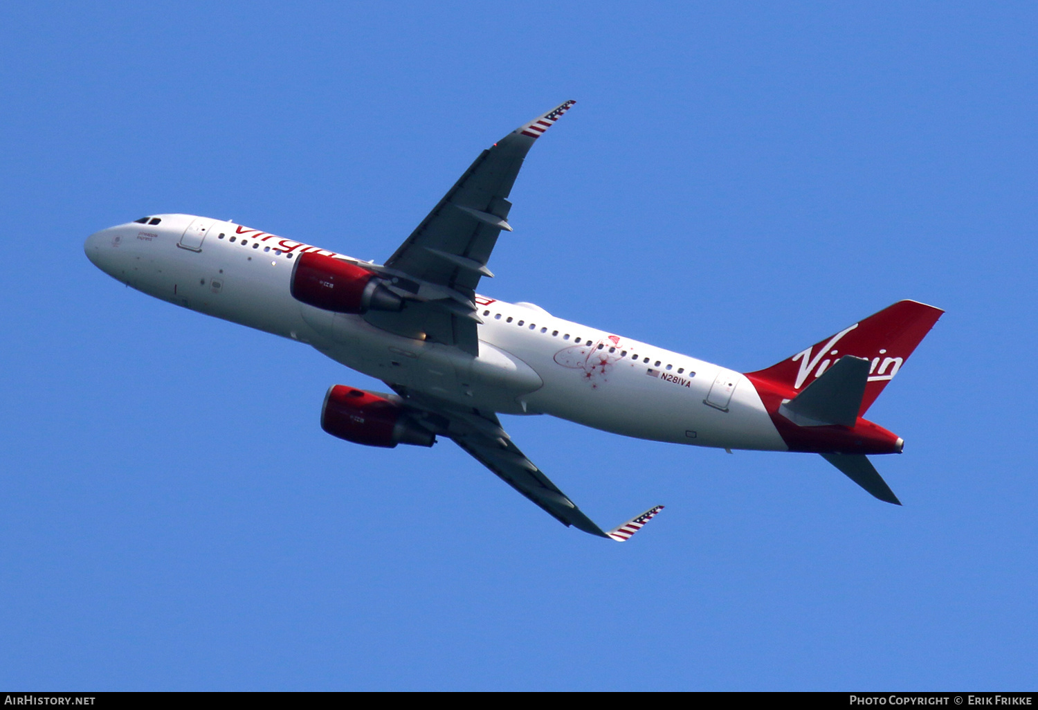 Aircraft Photo of N281VA | Airbus A320-214 | Virgin America | AirHistory.net #348172