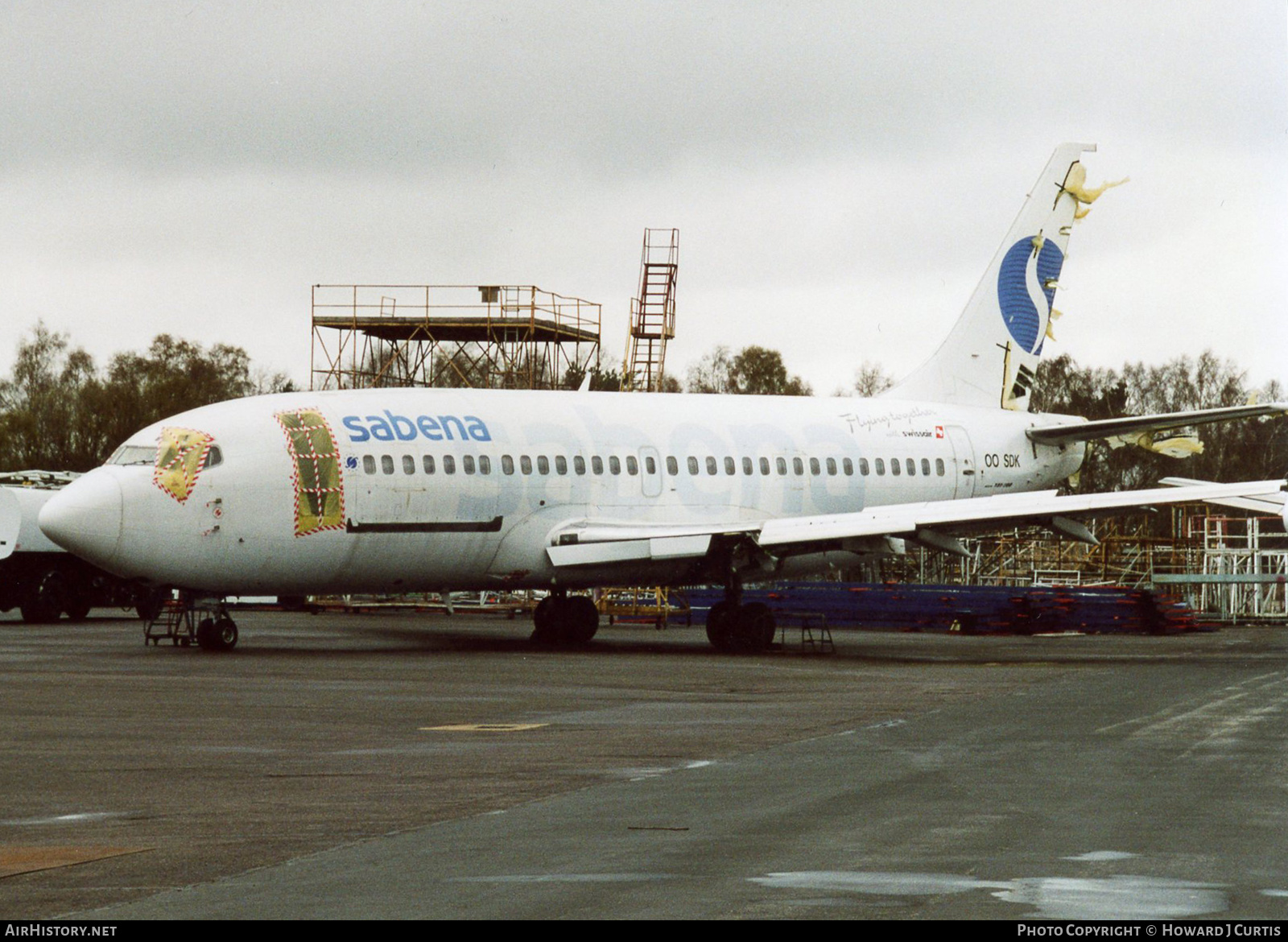 Aircraft Photo of OO-SDK | Boeing 737-229C/Adv | Sabena | AirHistory.net #348184