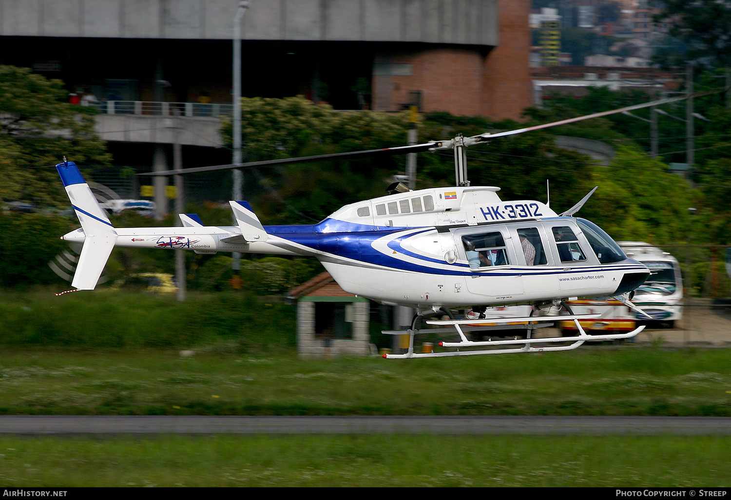 Aircraft Photo of HK-3312 | Bell 206L-3 LongRanger III | SASA - Sociedad Aeronáutica De Santander | AirHistory.net #348194