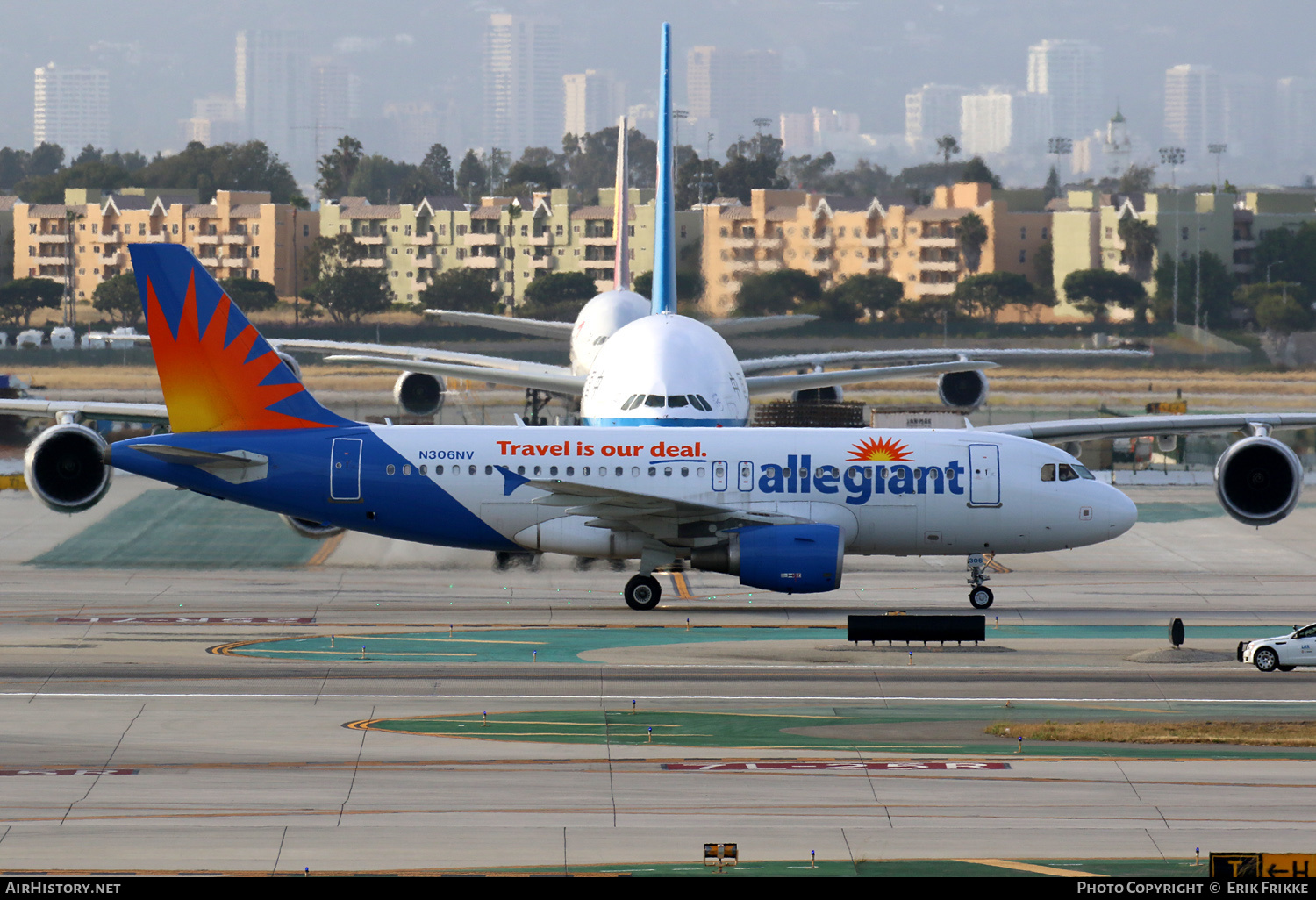 Aircraft Photo of N306NV | Airbus A319-111 | Allegiant Air | AirHistory.net #348221