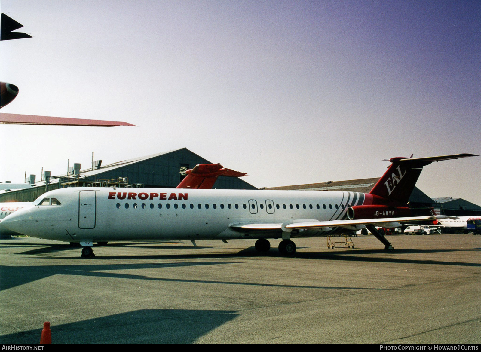 Aircraft Photo of G-AWYV | BAC 111-501EX One-Eleven | European Aircharter - EAL/EAC | AirHistory.net #348222