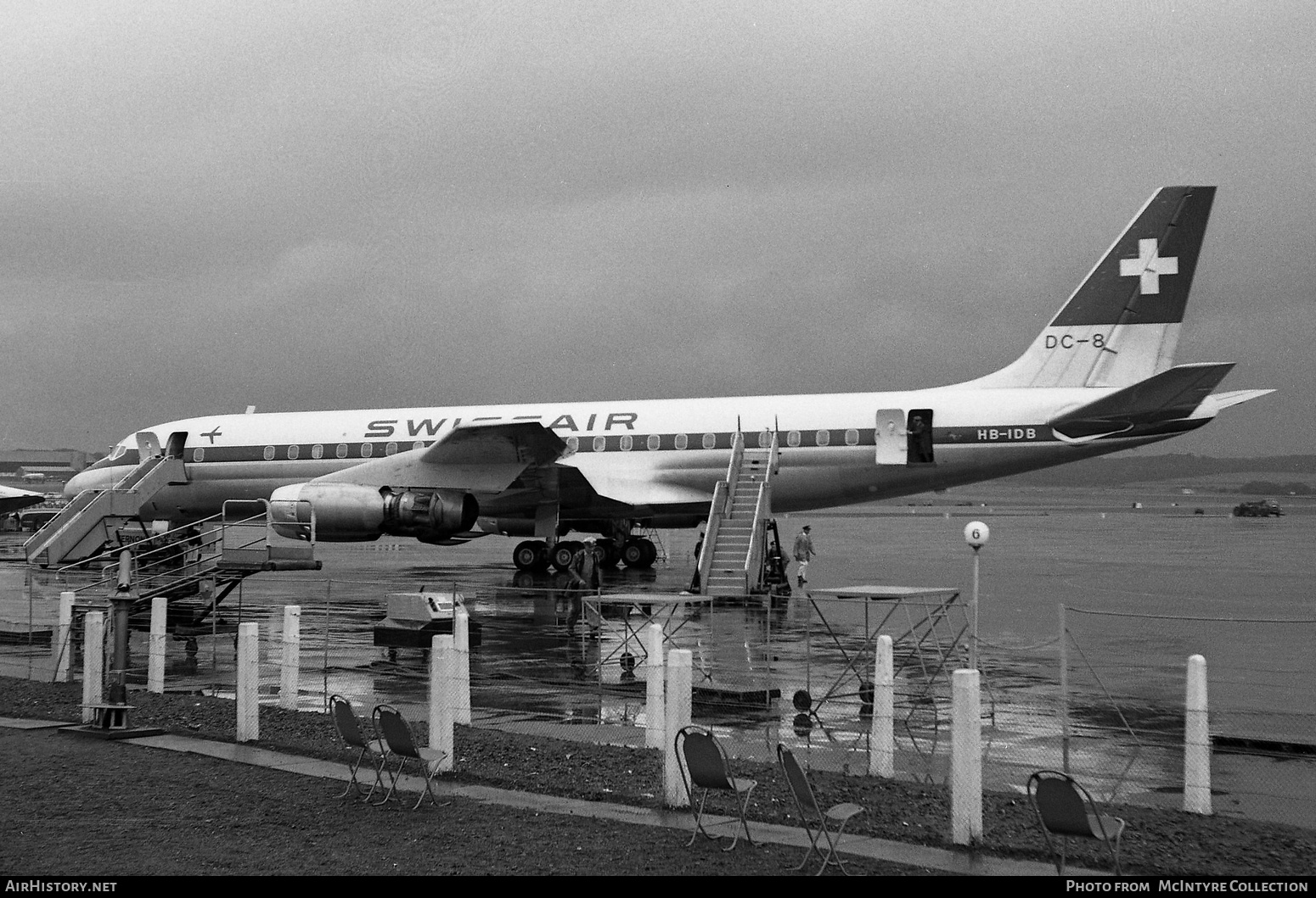 Aircraft Photo of HB-IDB | Douglas DC-8-32 | Swissair | AirHistory.net #348257