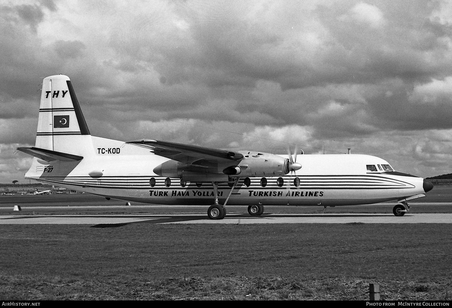 Aircraft Photo of TC-KOD | Fairchild F-27 | THY Türk Hava Yolları - Turkish Airlines | AirHistory.net #348258