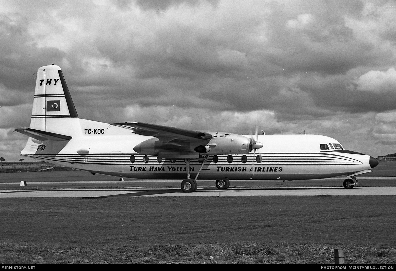 Aircraft Photo of TC-KOC | Fairchild F-27 | THY Türk Hava Yolları - Turkish Airlines | AirHistory.net #348259