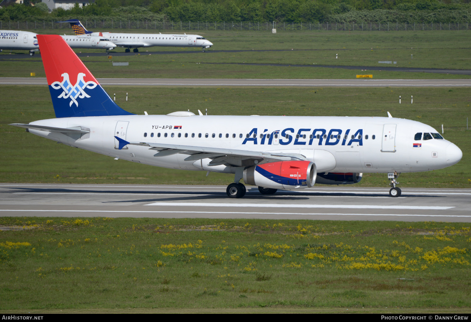 Aircraft Photo of YU-APB | Airbus A319-132 | Air Serbia | AirHistory.net #348261