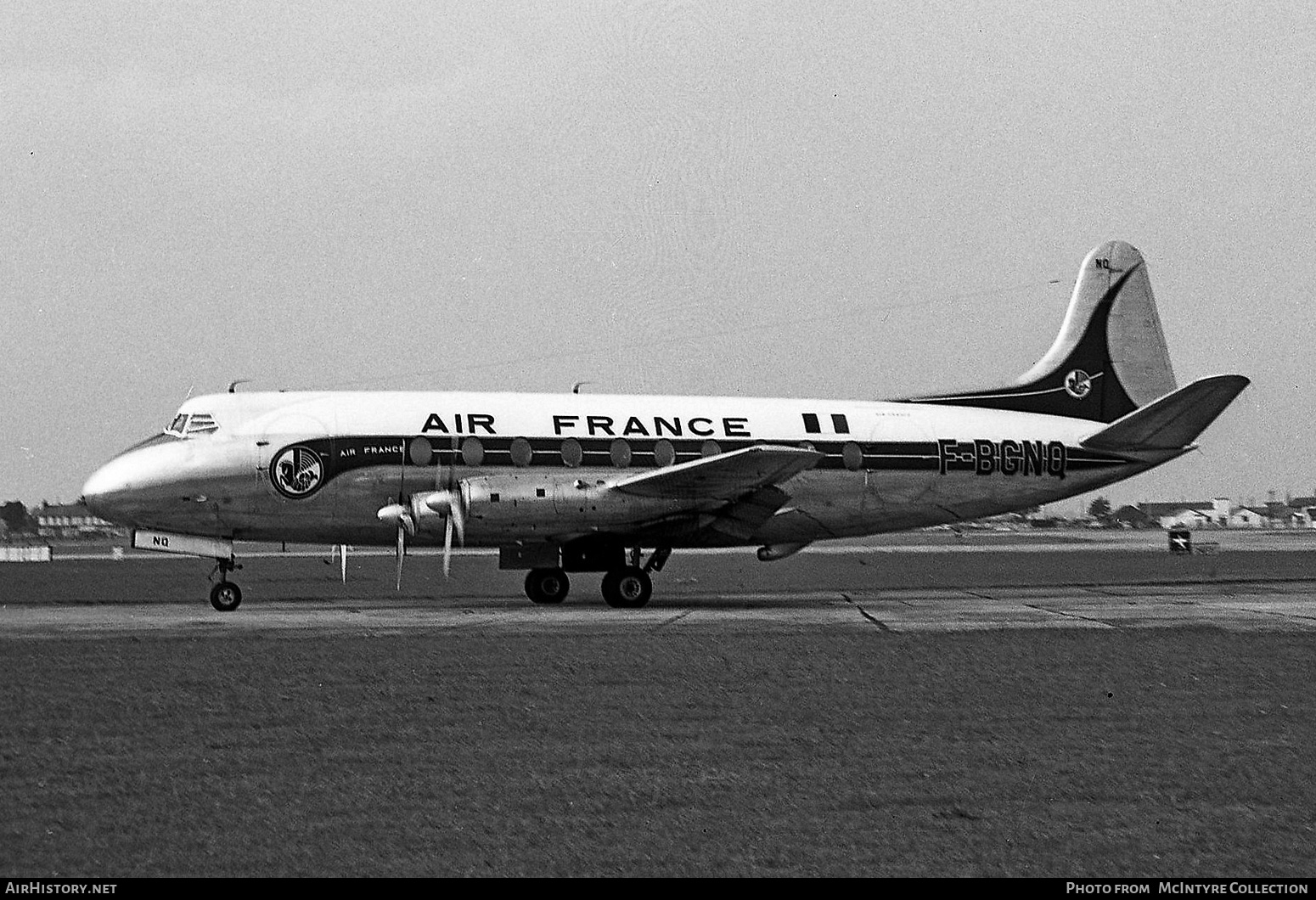 Aircraft Photo of F-BGNQ | Vickers 708 Viscount | Air France | AirHistory.net #348264