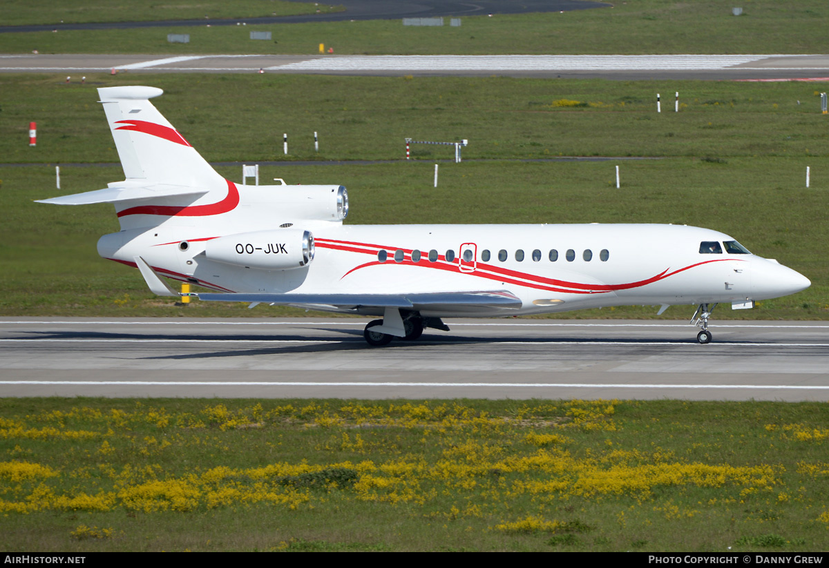 Aircraft Photo of OO-JUK | Dassault Falcon 7X | AirHistory.net #348276