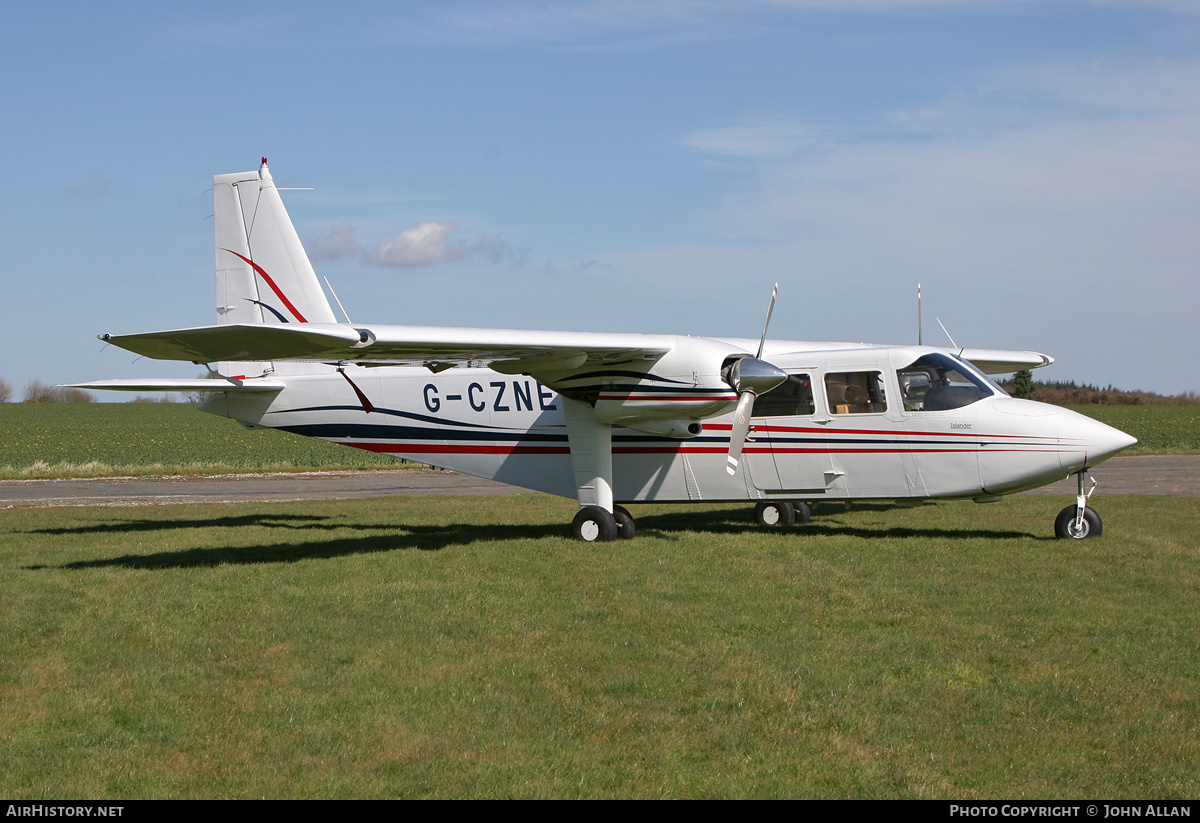 Aircraft Photo of G-CZNE | Britten-Norman BN-2B-20 Islander | AirHistory.net #348345