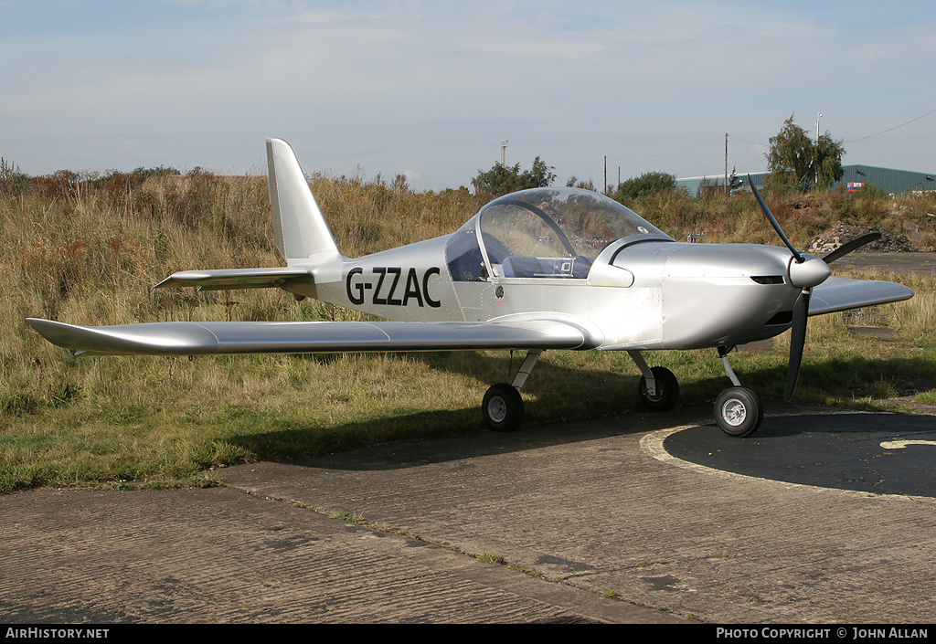 Aircraft Photo of G-ZZAC | Evektor-Aerotechnik EV-97 Eurostar | AirHistory.net #348348
