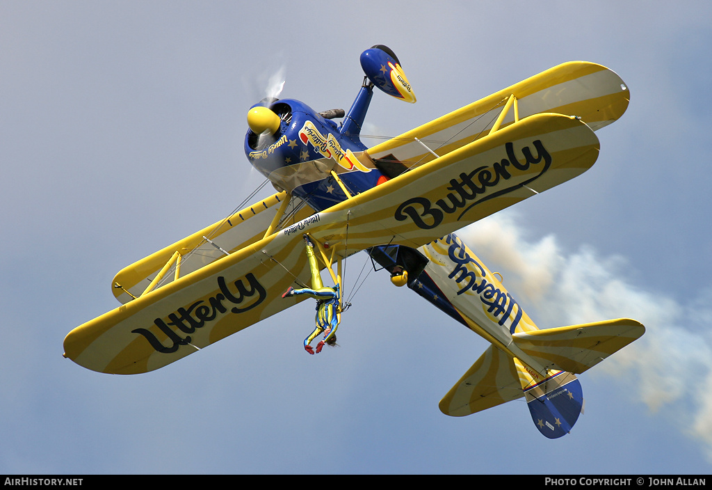 Aircraft Photo of N707TJ | Stearman N2S-1/R985 Kaydet (A75N1) | AirHistory.net #348351