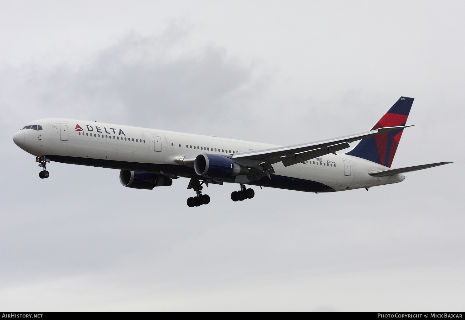 Aircraft Photo of N828MH | Boeing 767-432/ER | Delta Air Lines | AirHistory.net #348358