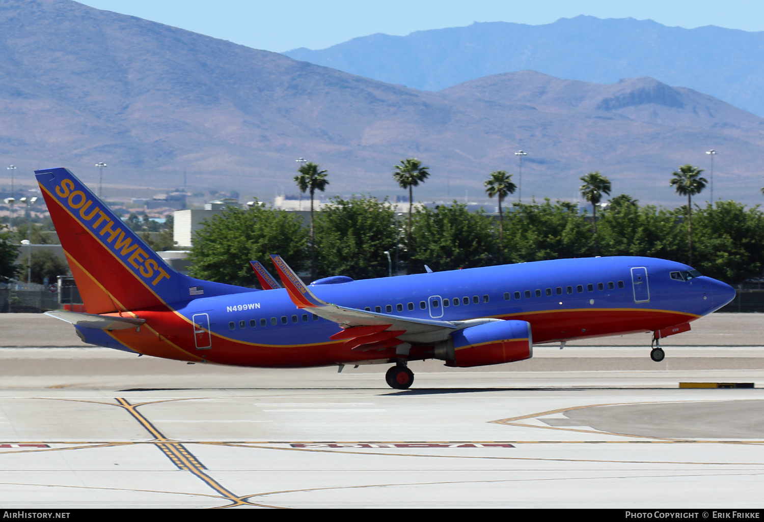 Aircraft Photo of N499WN | Boeing 737-7H4 | Southwest Airlines | AirHistory.net #348361