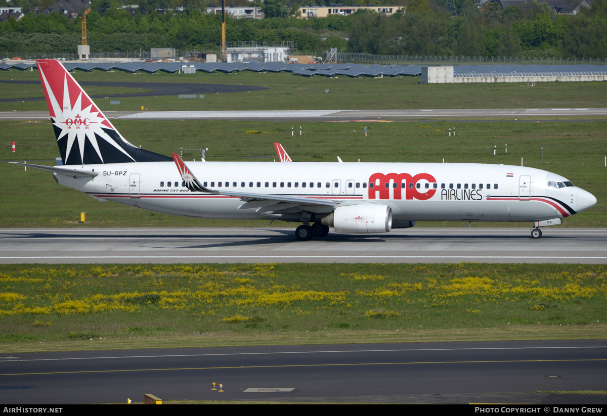 Aircraft Photo of SU-BPZ | Boeing 737-86N | AMC Airlines | AirHistory.net #348363