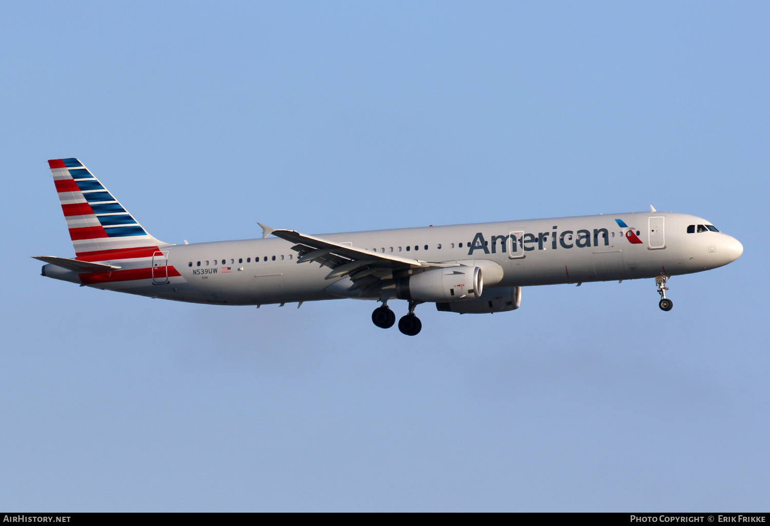 Aircraft Photo of N539UW | Airbus A321-231 | American Airlines | AirHistory.net #348374