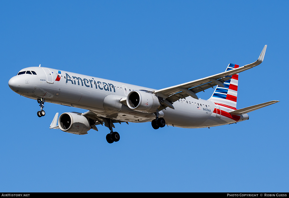 Aircraft Photo of N409AA | Airbus A321-253NX | American Airlines | AirHistory.net #348386