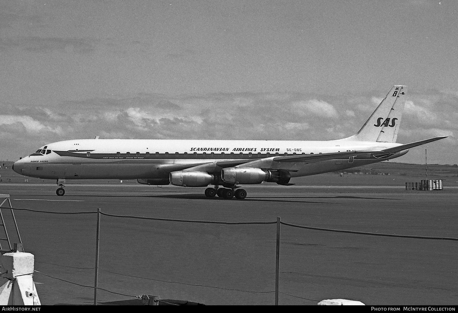 Aircraft Photo of SE-DBC | Douglas DC-8-32 | Scandinavian Airlines System - SAS | AirHistory.net #348402