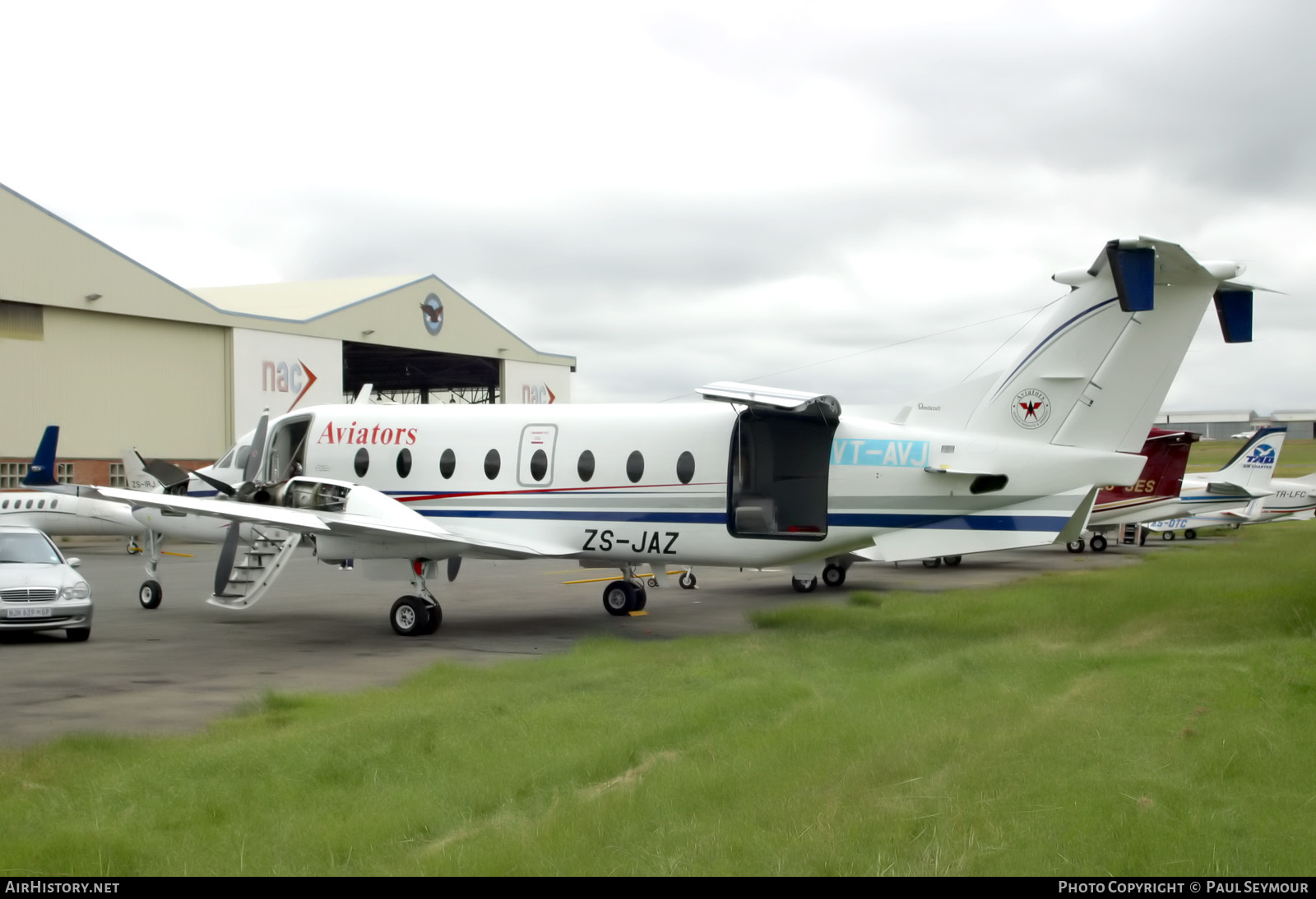 Aircraft Photo of ZS-JAZ / VT-AVJ | Beech 1900D | Aviators India | AirHistory.net #348443