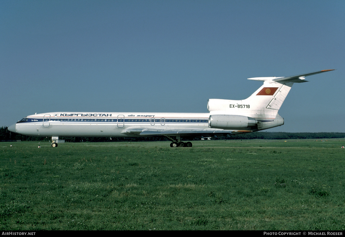 Aircraft Photo of EX-85718 | Tupolev Tu-154M | Kyrghyzstan Airlines | AirHistory.net #348451