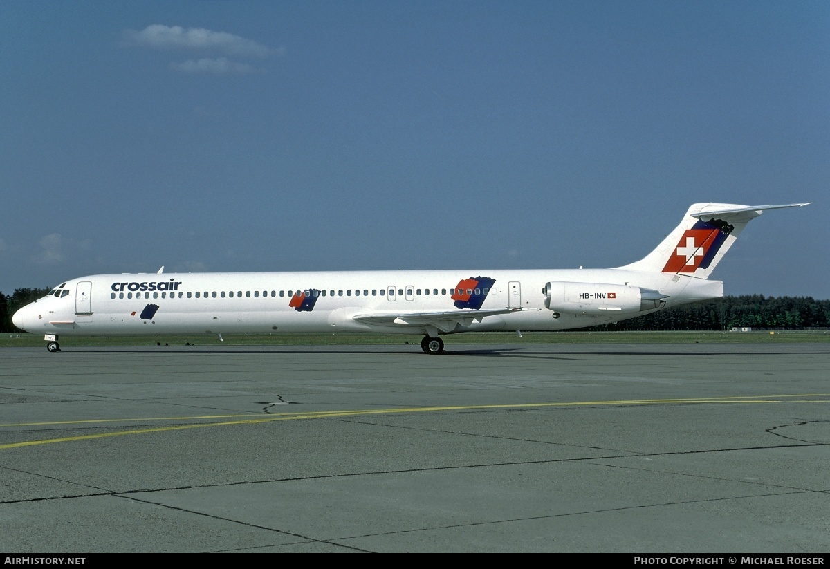 Aircraft Photo of HB-INV | McDonnell Douglas MD-83 (DC-9-83) | Crossair | AirHistory.net #348453