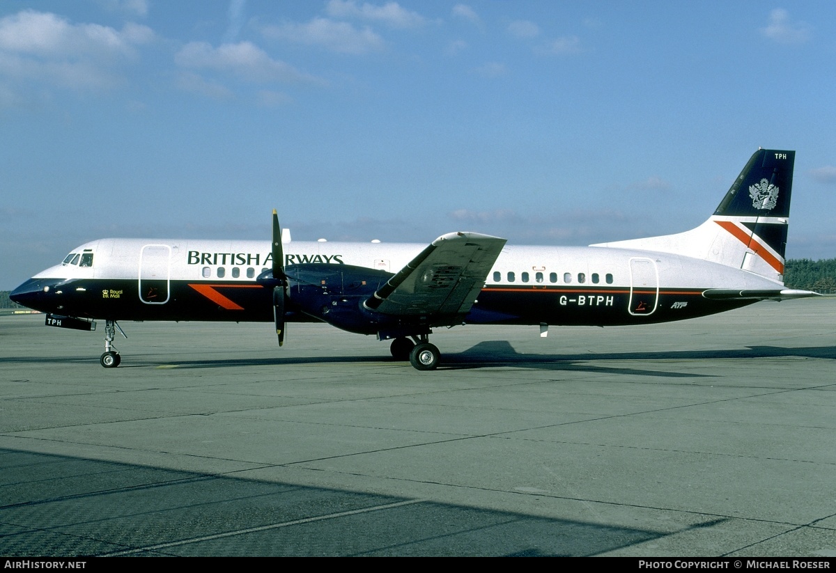 Aircraft Photo of G-BTPH | British Aerospace ATP | British Airways | AirHistory.net #348457
