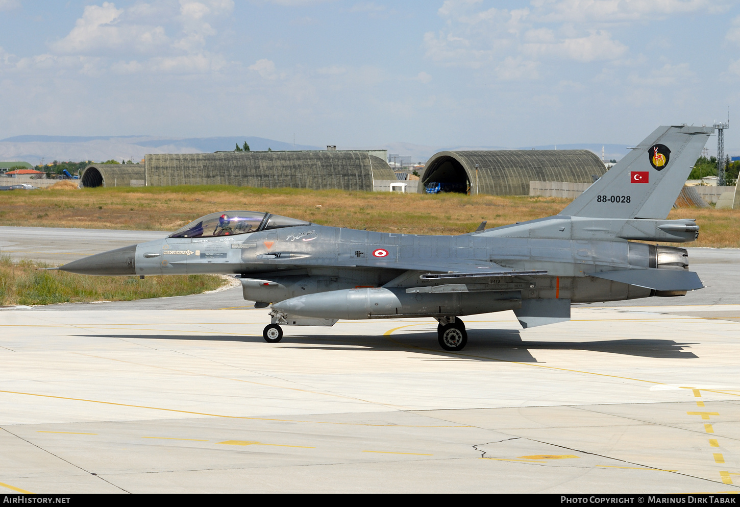 Aircraft Photo of 88-0028 | General Dynamics F-16C Fighting Falcon | Turkey - Air Force | AirHistory.net #348464