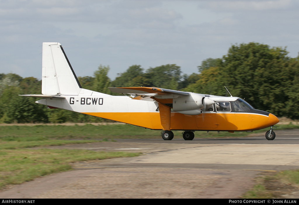 Aircraft Photo of G-BCWO | Britten-Norman BN-2A-26 Islander | AirHistory.net #348477