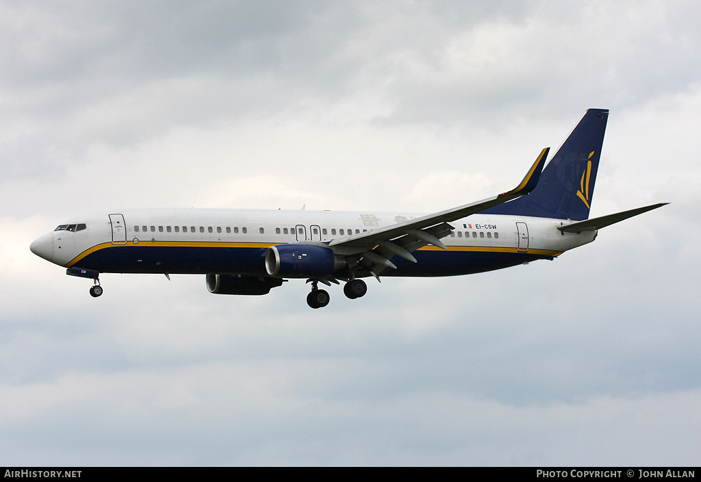 Aircraft Photo of EI-CSW | Boeing 737-8AS | AirHistory.net #348478