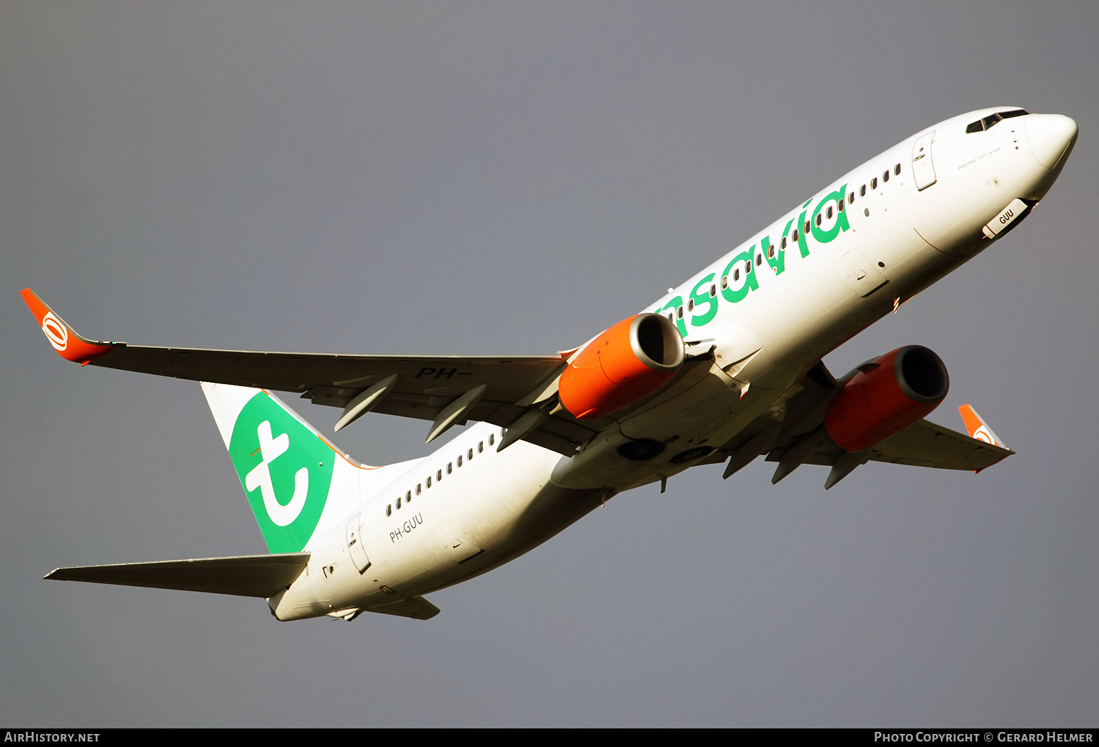 Aircraft Photo of PH-GUU | Boeing 737-8EH | Transavia | AirHistory.net #348491