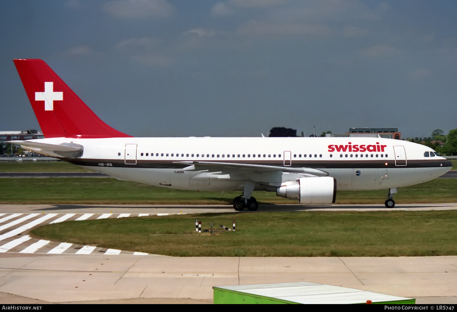 Aircraft Photo of HB-IPA | Airbus A310-221 | Swissair | AirHistory.net #348496