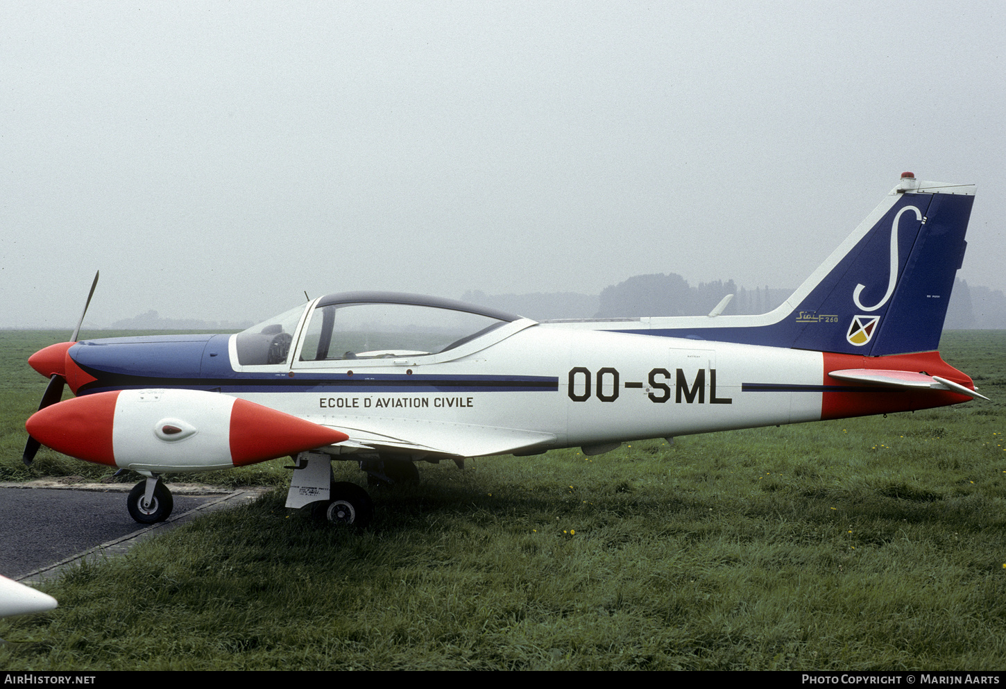 Aircraft Photo of OO-SML | SIAI-Marchetti SF-260 | Ecole d'Aviation Civile / Burgerluchtvaartschool | AirHistory.net #348499