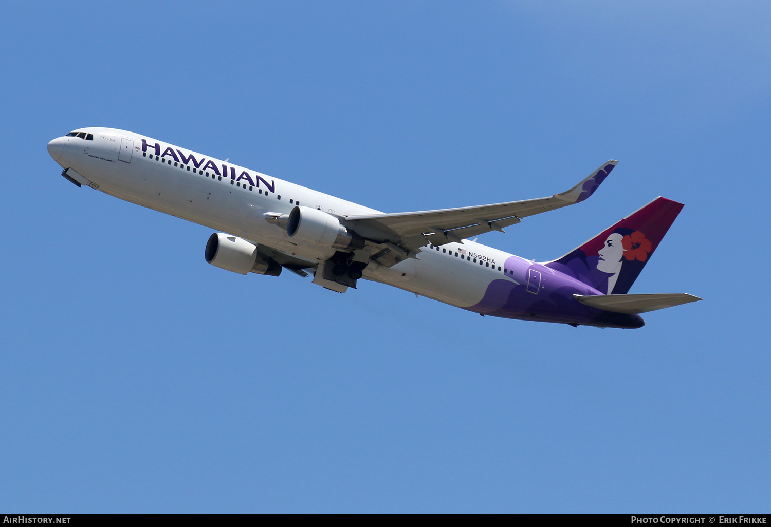 Aircraft Photo of N592HA | Boeing 767-3CB/ER | Hawaiian Airlines | AirHistory.net #348507