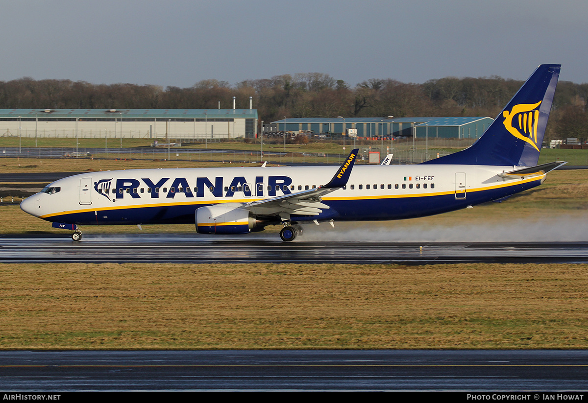 Aircraft Photo of EI-FEF | Boeing 737-8AS | Ryanair | AirHistory.net #348524
