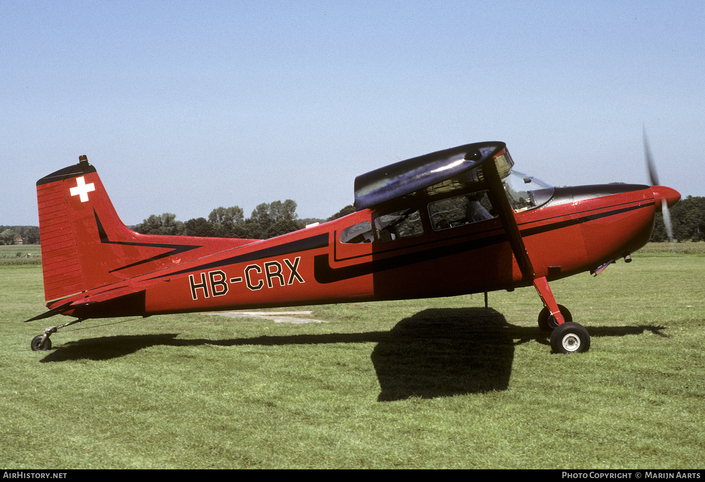 Aircraft Photo of HB-CRX | Cessna 185A Skywagon | AirHistory.net #348532