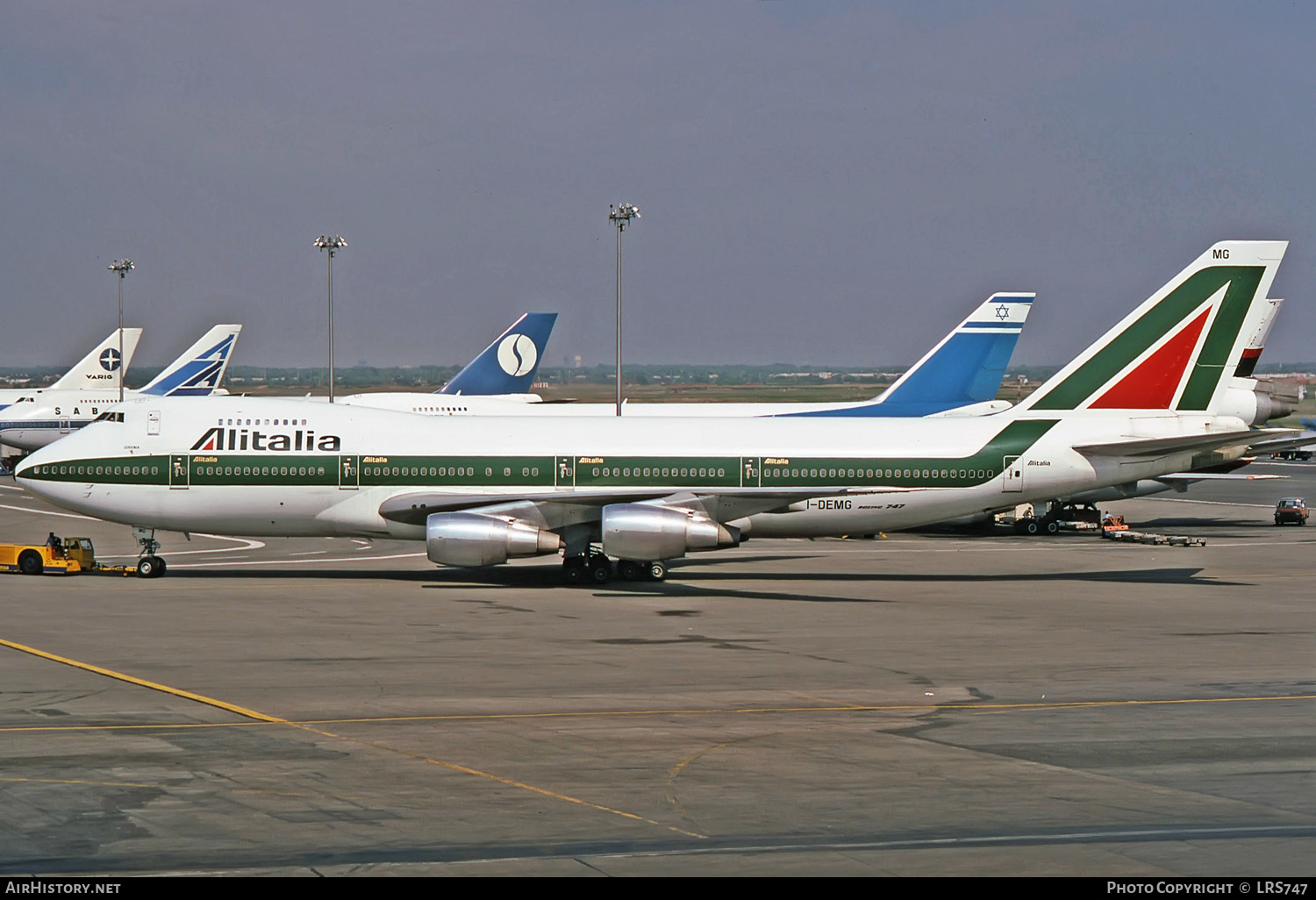 Aircraft Photo of I-DEMG | Boeing 747-243B | Alitalia | AirHistory.net #348562