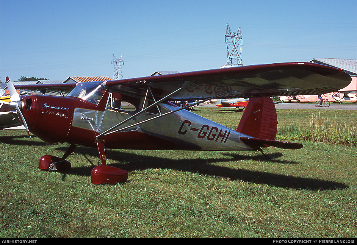 Aircraft Photo of C-GGHI | Cessna 140 | AirHistory.net #348567