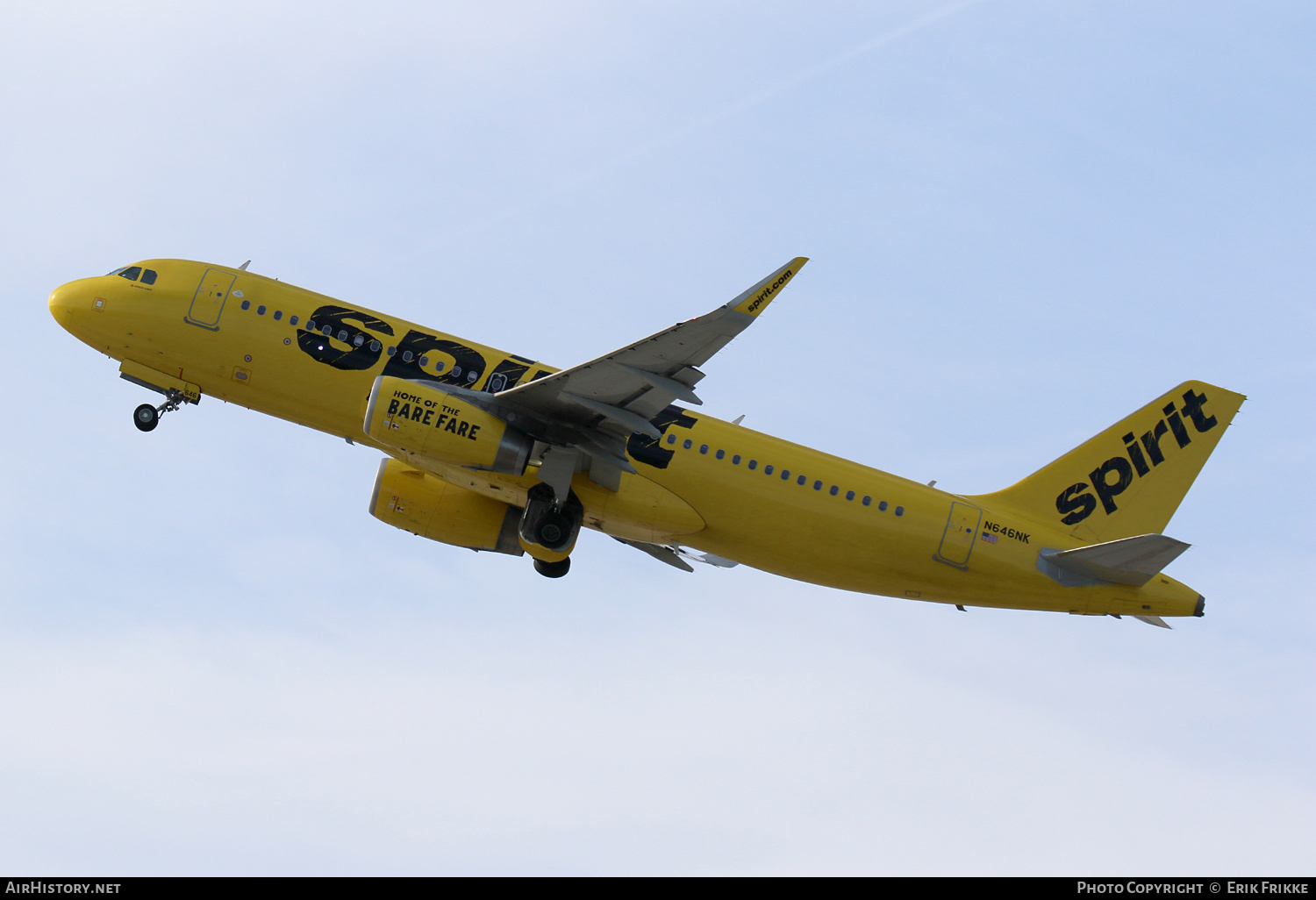 Aircraft Photo of N646NK | Airbus A320-232 | Spirit Airlines | AirHistory.net #348570