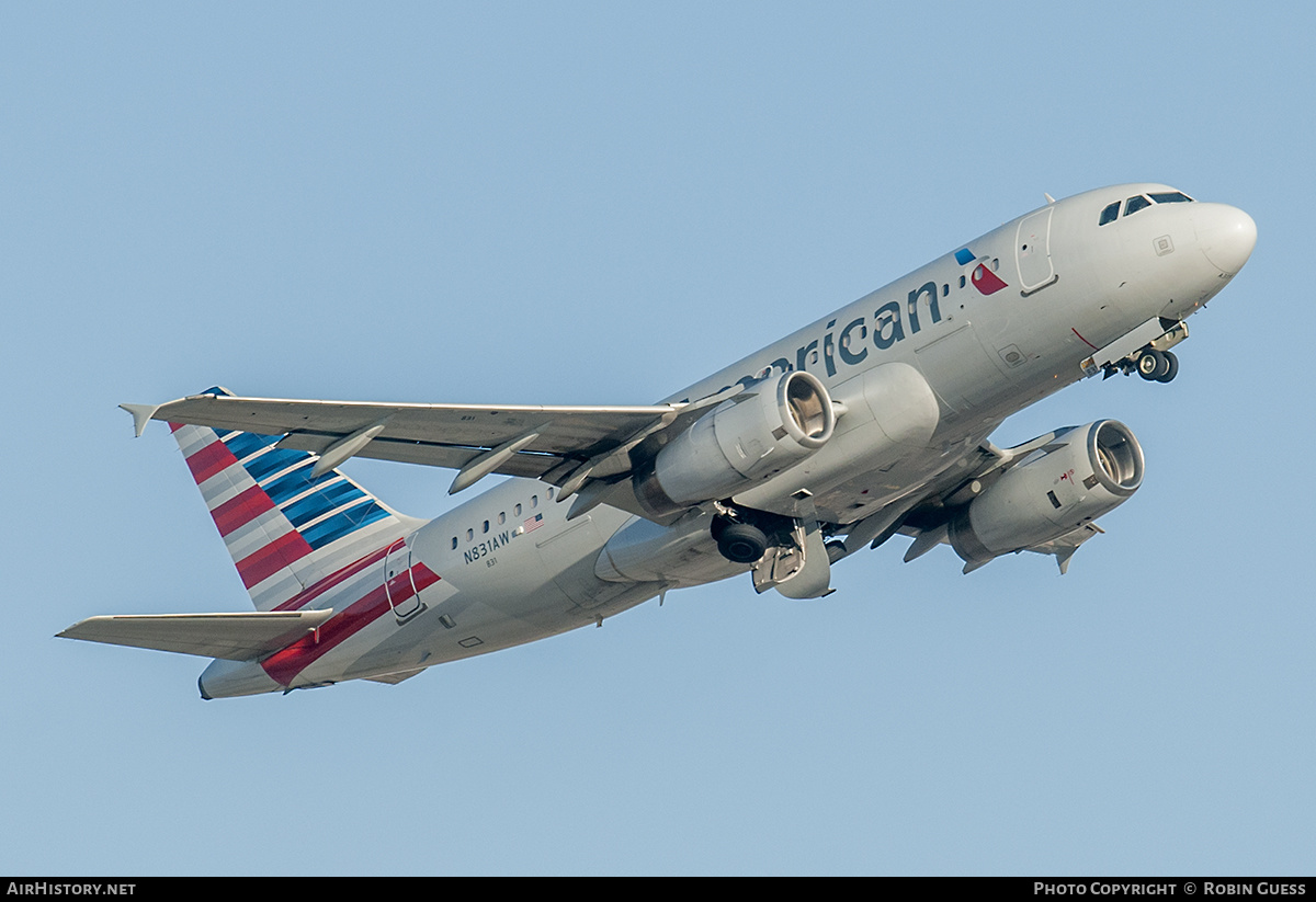 Aircraft Photo of N831AW | Airbus A319-132 | American Airlines | AirHistory.net #348590