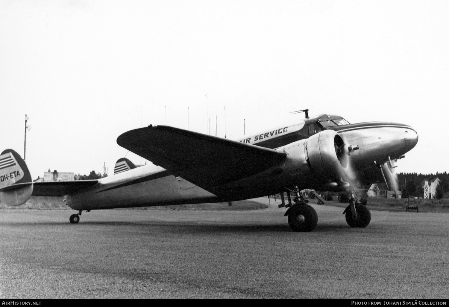 Aircraft Photo of OH-ETA | Lockheed 12-26 Electra Junior | Lentohuolto | AirHistory.net #348621