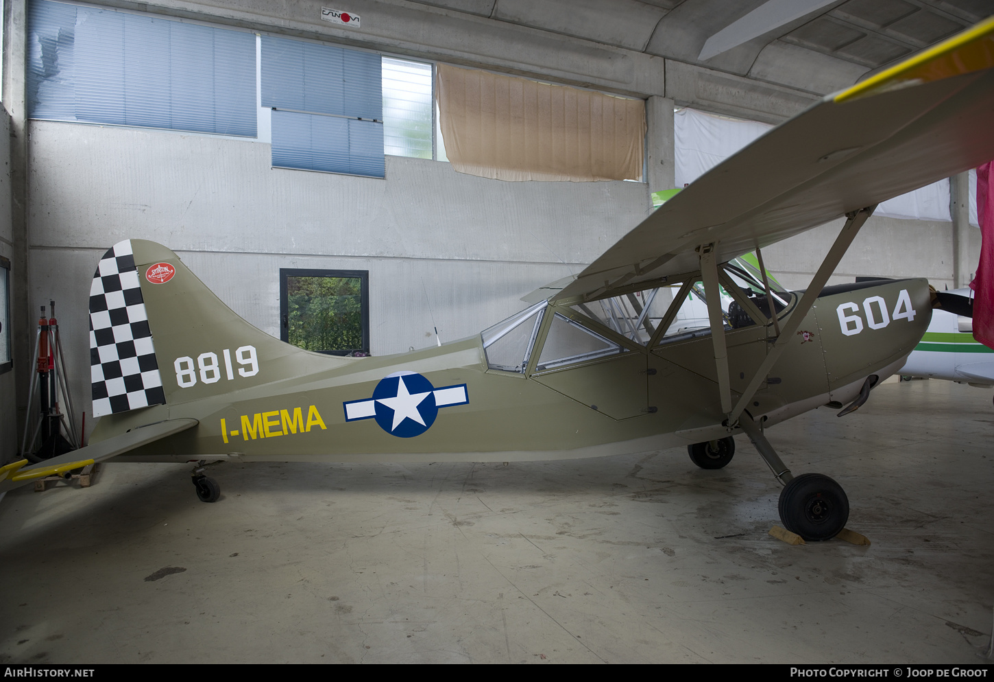 Aircraft Photo of I-MEMA / 8819 | Stinson L-5 Sentinel | USA - Air Force | AirHistory.net #348657