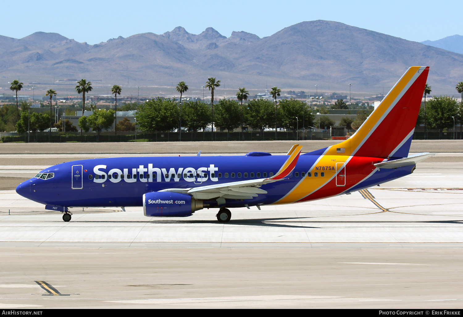 Aircraft Photo of N787SA | Boeing 737-7H4 | Southwest Airlines | AirHistory.net #348668