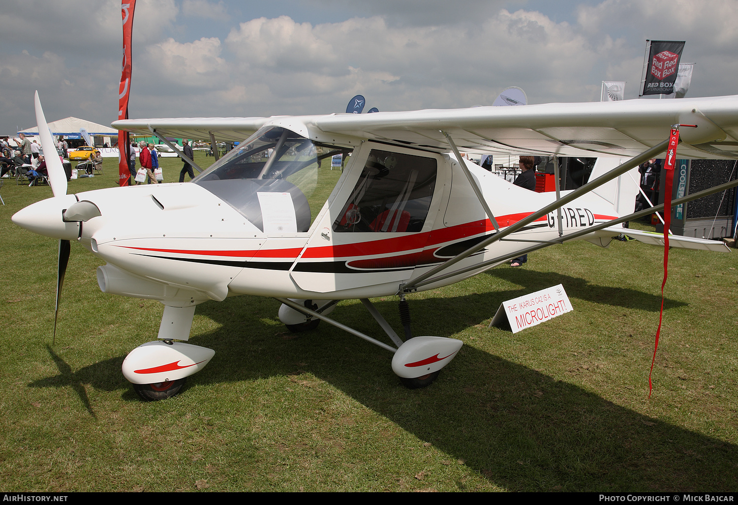 Aircraft Photo of G-IRED | Comco Ikarus C42B | AirHistory.net #348723