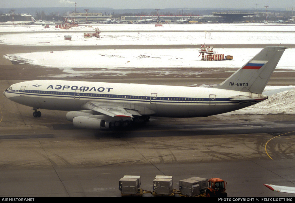 Aircraft Photo of RA-86113 | Ilyushin Il-86 | Aeroflot | AirHistory.net #348737