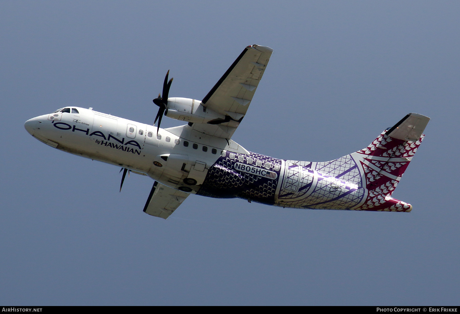 Aircraft Photo of N805HC | ATR ATR-42-500 | 'Ohana by Hawaiian | AirHistory.net #348738