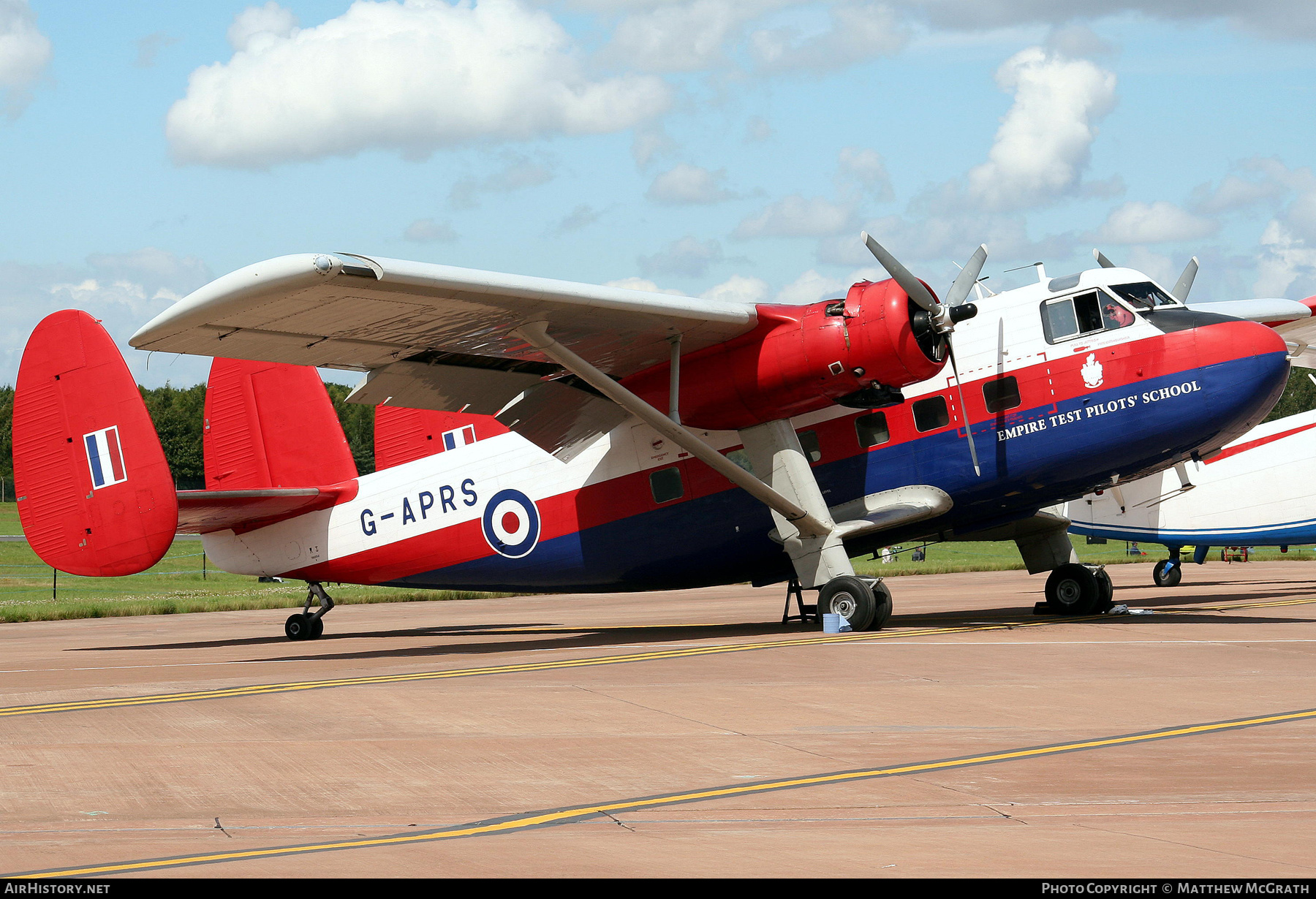 Aircraft Photo of G-APRS | Scottish Aviation Twin Pioneer Series 3 | UK - Air Force | AirHistory.net #348744