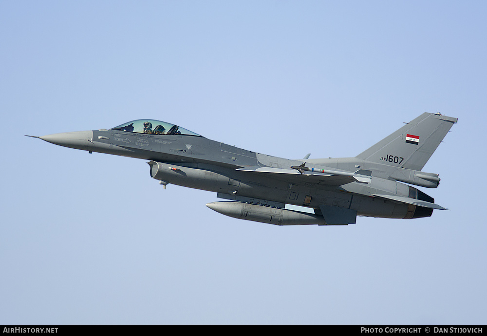 Aircraft Photo of 1607 / IAF-1607 | General Dynamics F-16C Fighting Falcon | Iraq - Air Force | AirHistory.net #348758