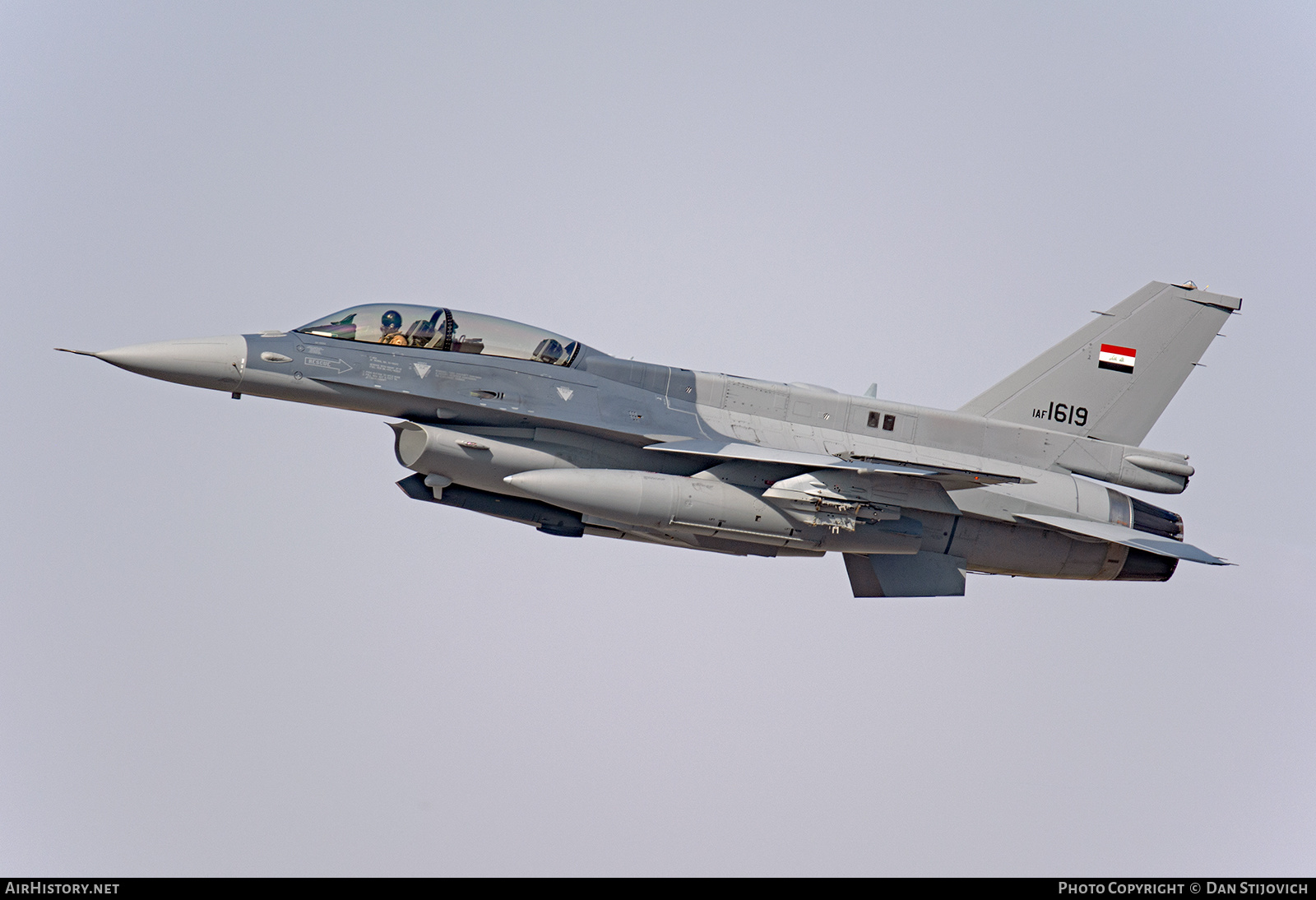 Aircraft Photo of 1619 / IAF-1619 | General Dynamics F-16D Fighting Falcon | Iraq - Air Force | AirHistory.net #348763