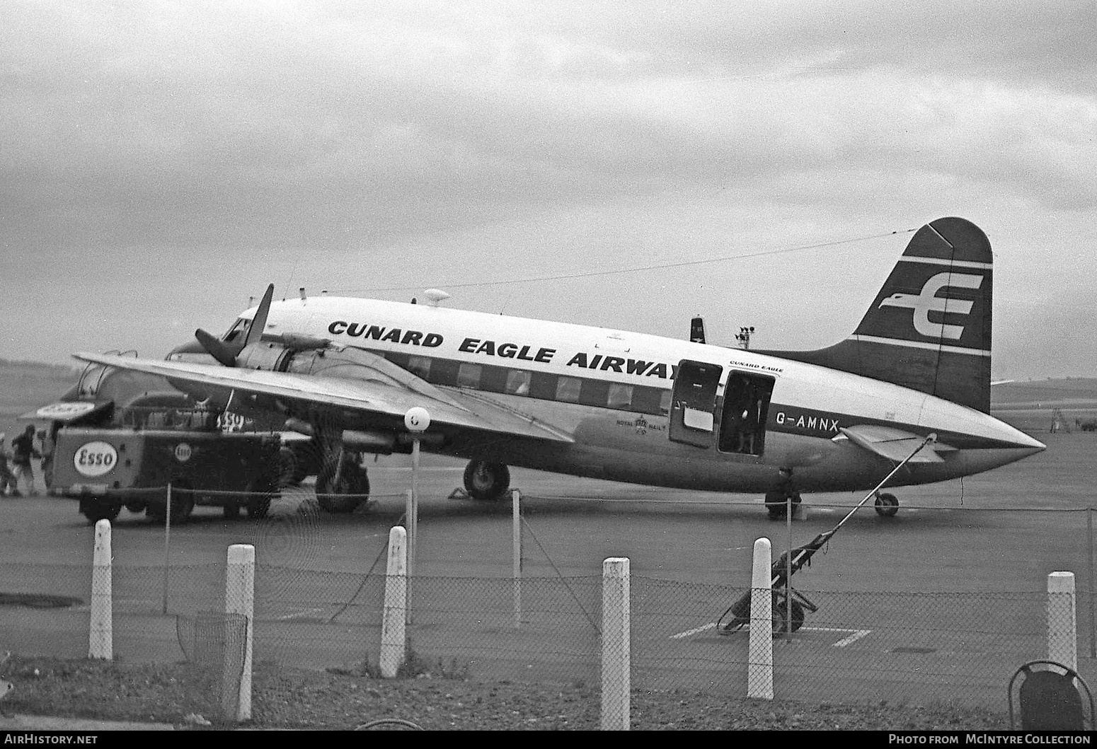 Aircraft Photo of G-AMNX | Vickers 635 Viking 1B | Cunard Eagle Airways | AirHistory.net #348764